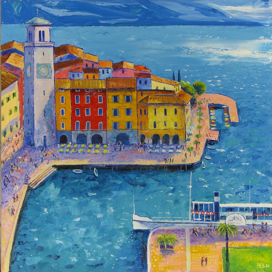 Riva del Garda #2 Painting by Mikhail Zarovny