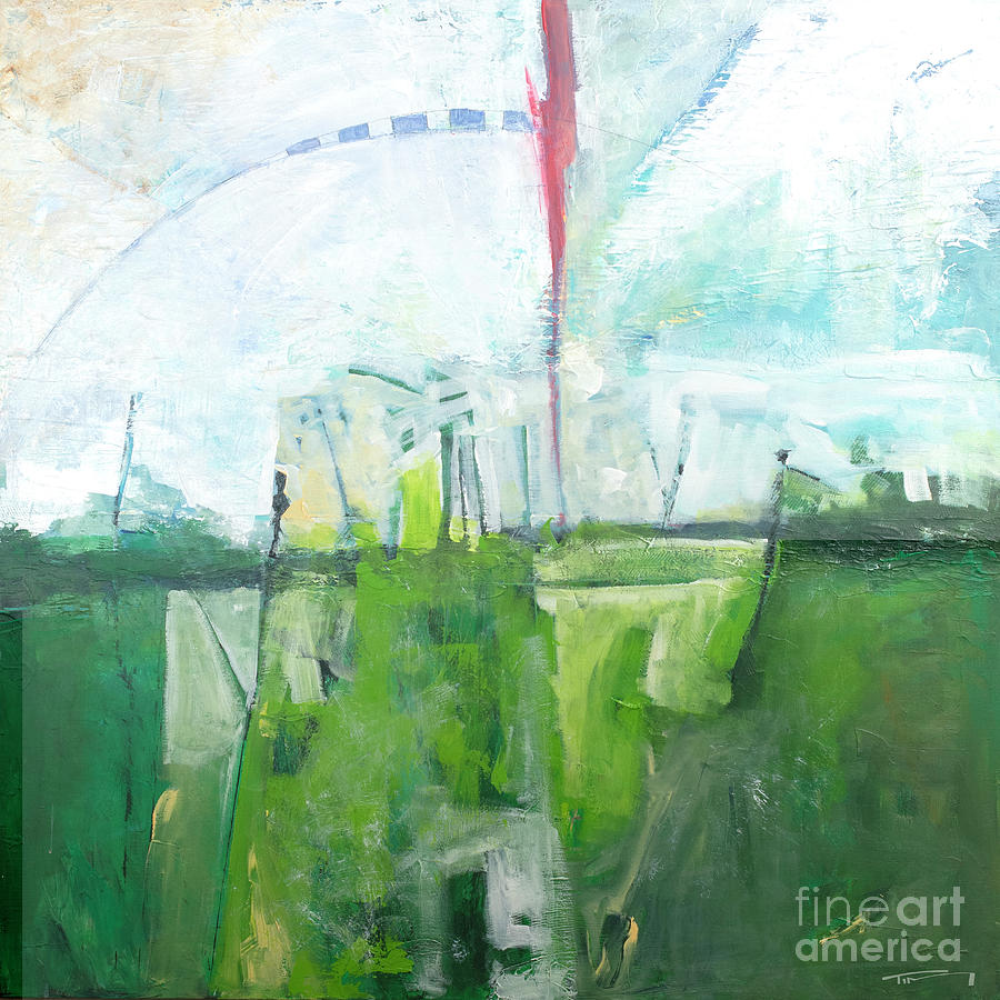 Abstract Painting - Root Cellar #2 by Tim Nyberg