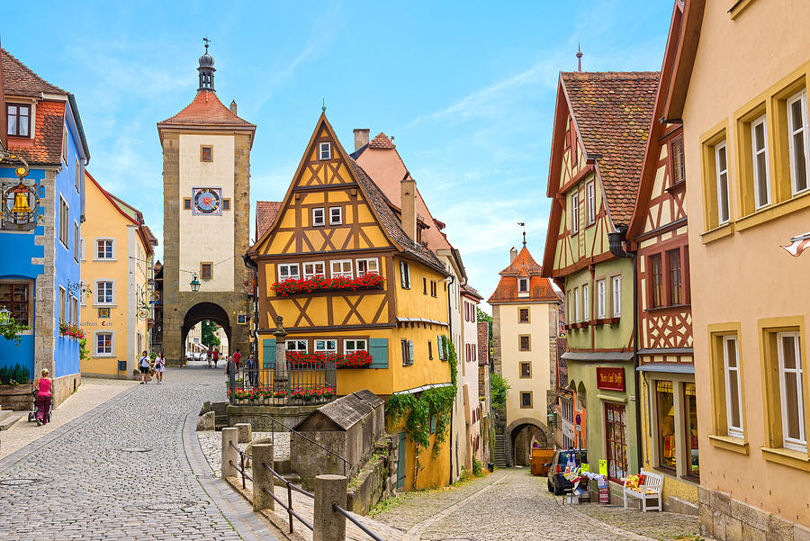 Rothenburg ob der tauber, Germany #2 Photograph by Syolacan