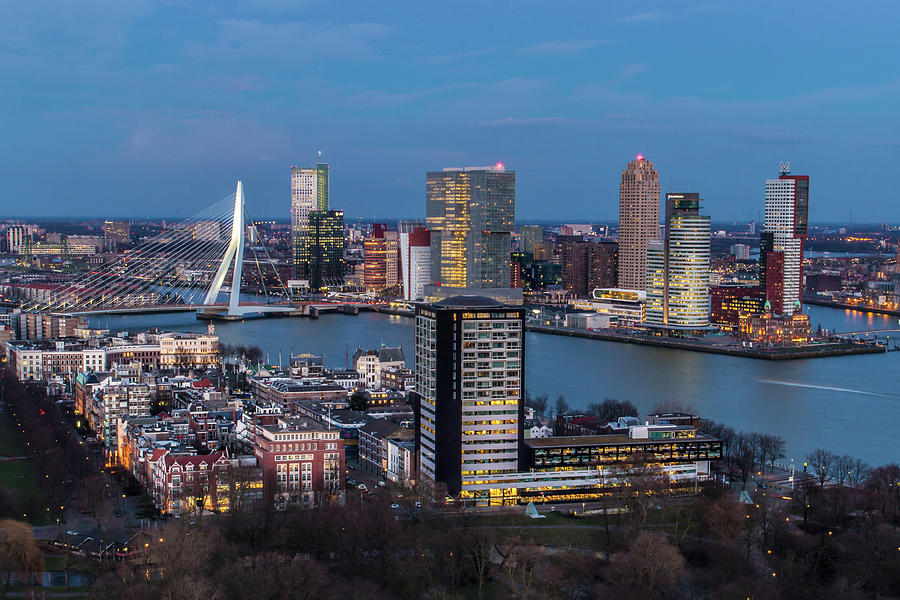 Rotterdam city view #2 Photograph by Peter Hooijmeijer - Pixels