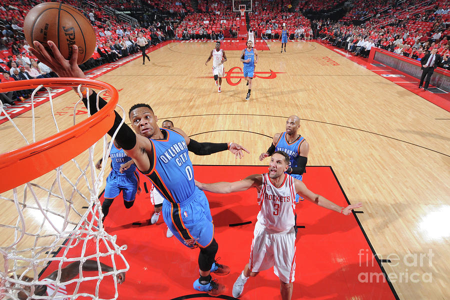 Russell Westbrook #2 Photograph by Bill Baptist
