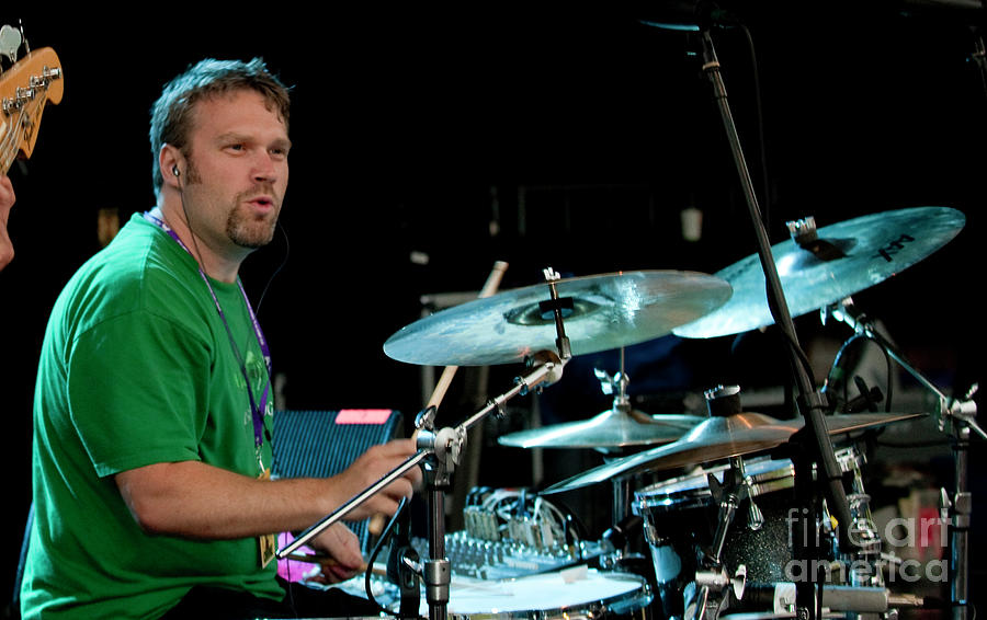 Ryan Krieger on Drums #2 Photograph by David Oppenheimer