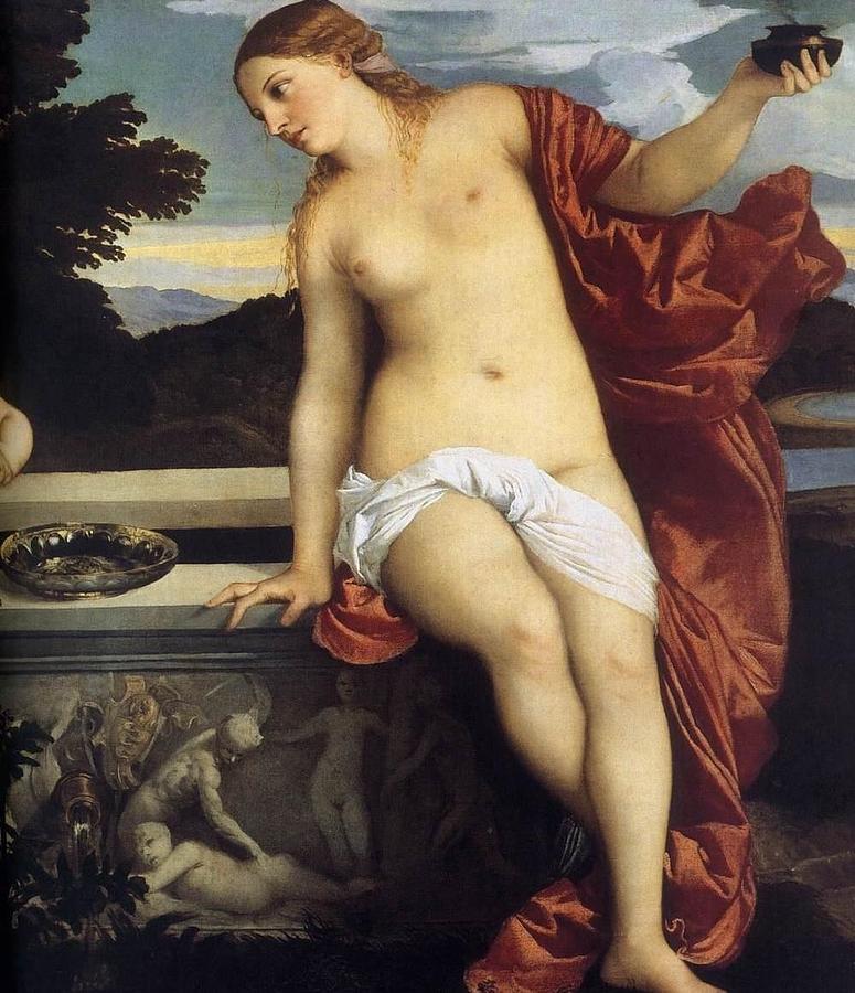  Sacred and Profane Love    #2 Painting by Titian