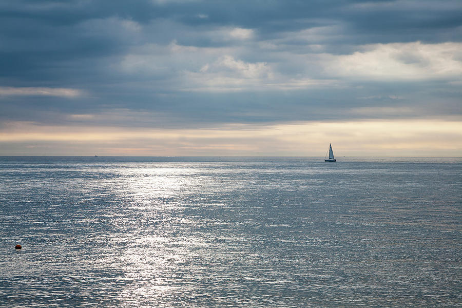 Sailing the silver sea. #2 Photograph by Ian Middleton