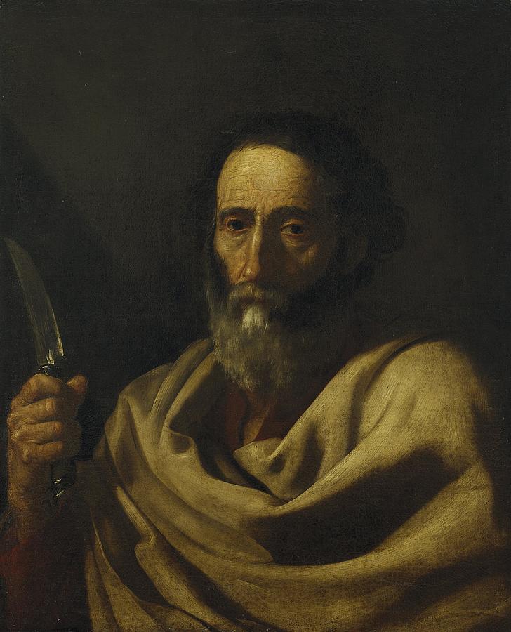 Jusepe De Ribera Painting - Saint Bartholomew  #2 by Jusepe de Ribera