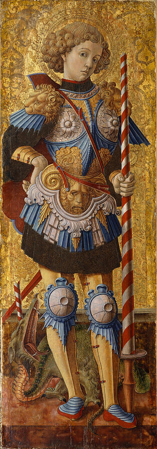 Saint George #3 Painting by Carlo Crivelli