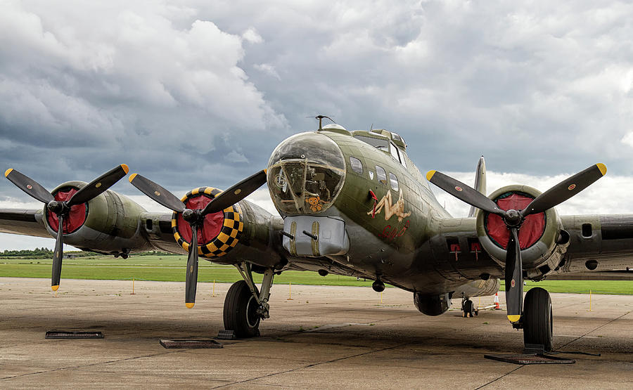 Sally B Flying Fortress #2 Photograph by Shirley Mitchell