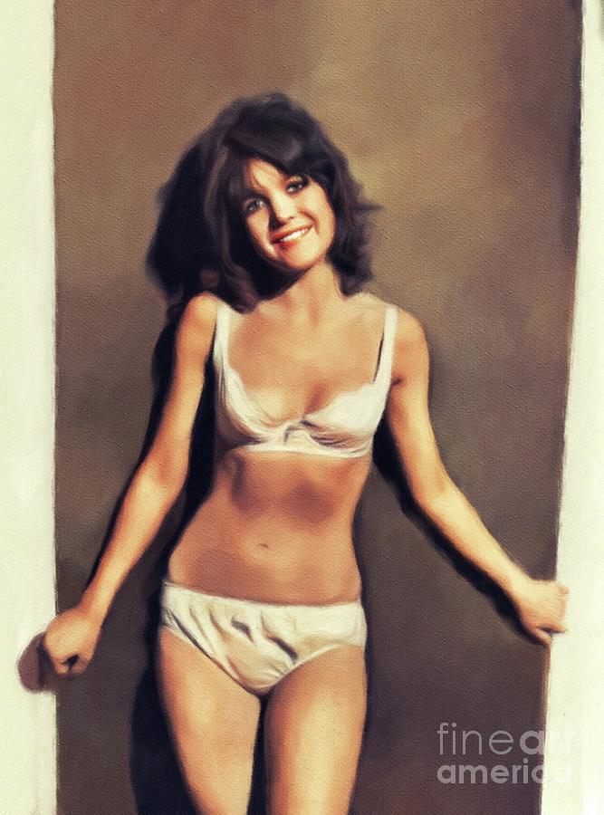Sally Geeson, Actress Painting by Esoterica Art Agency.