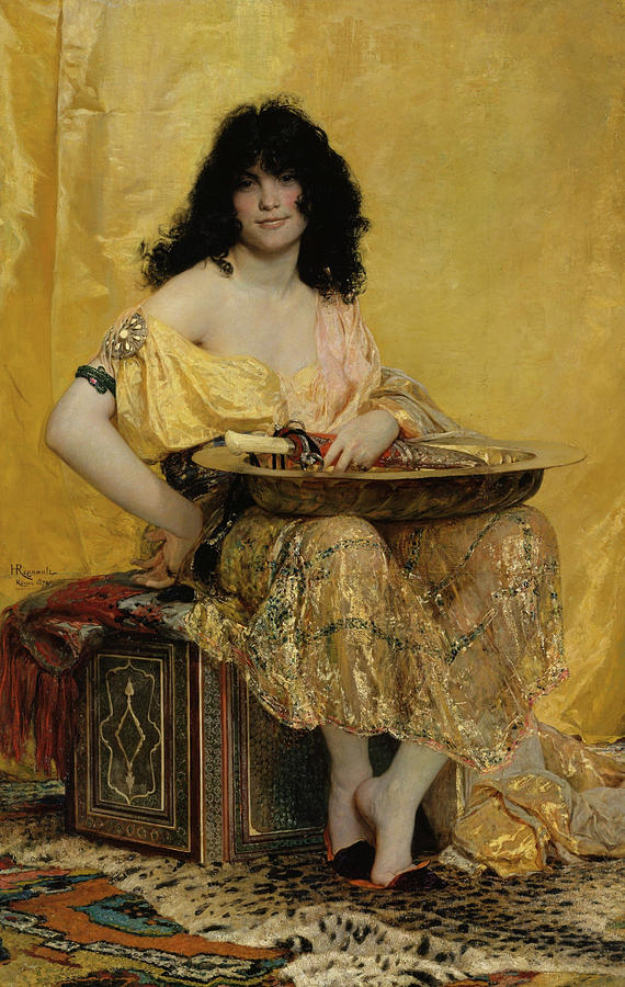 Salome, from 1870 Painting by Henri Regnault