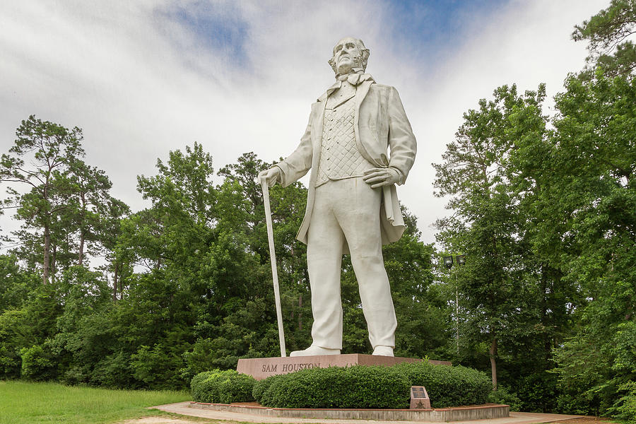 Sam Houston Statue #2 Photograph by Tim Stanley