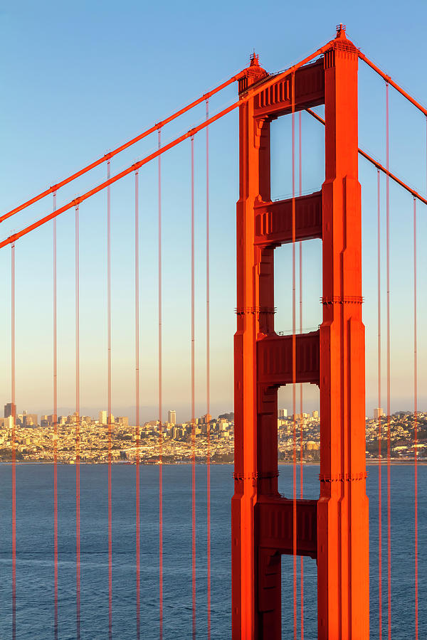 San Francisco Photograph - SAN FRANCISCO Golden Gate Bridge  #2 by Melanie Viola
