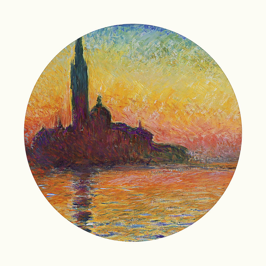 claude monet san giorgio maggiore at dusk original painting