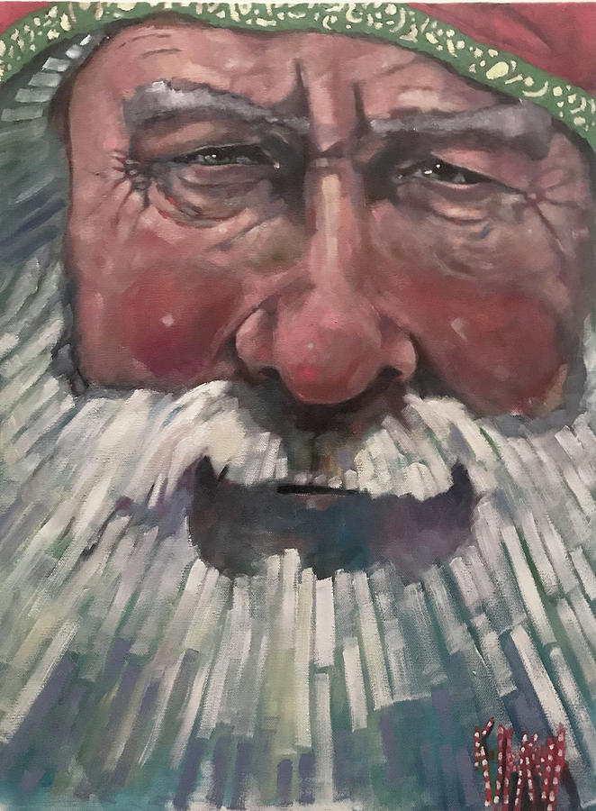 Santa 22 #2 Painting by Kevin McKrell