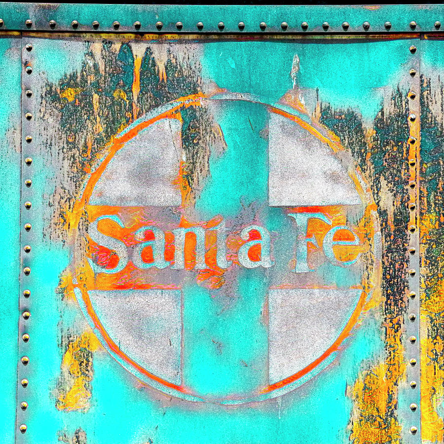Vintage Photograph - Santa Fe RR #1 by Lou Novick