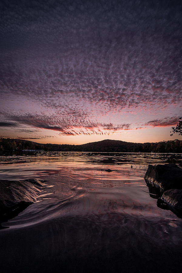 Saranac Sunset #2 Photograph by Dave Niedbala