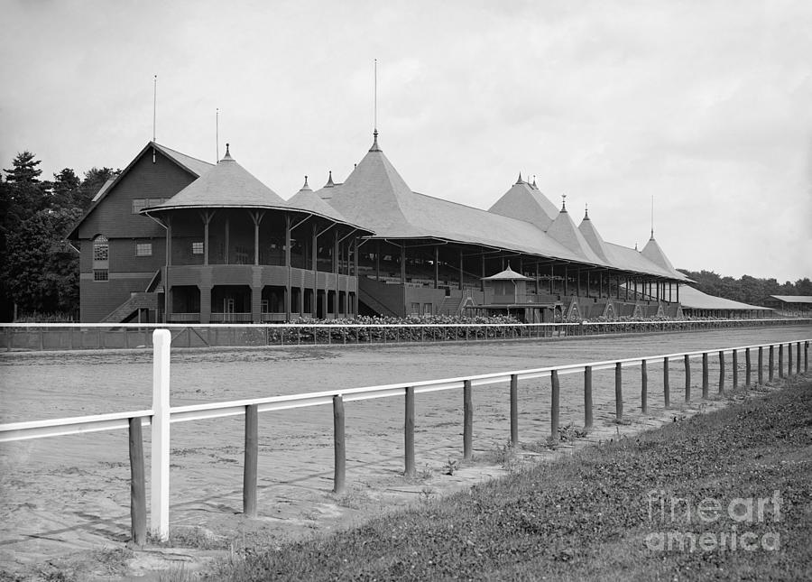 Saratoga Race Track, c1910 #1 Photograph by Granger