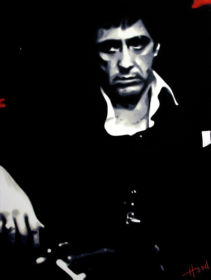Scarface #2 Painting by Hood MA Central St Martins London