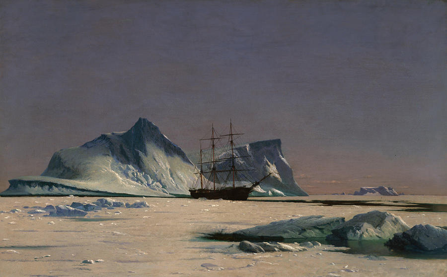 Scene In The Arctic Painting By William Bradford - Pixels