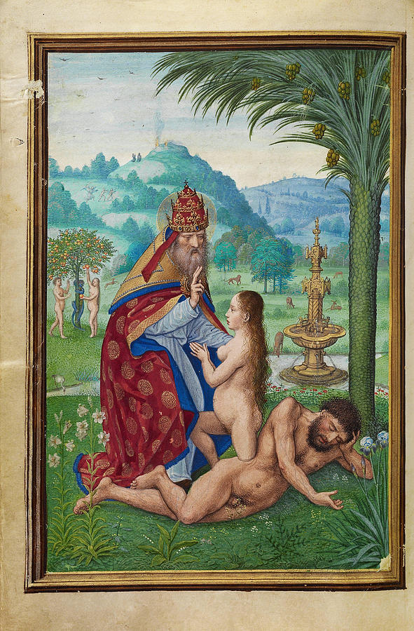 Simon Bening Painting - Scenes from the Creation  #2 by Simon Bening