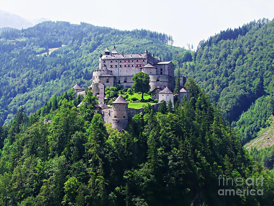 Schloss Hohenwerfen - Austria #2 Digital Art by Joseph Hendrix