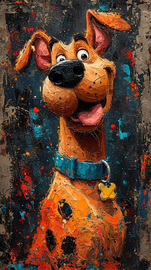 Scooby-Doo / Print #2 Digital Art by SampadArt Gallery - Fine Art America