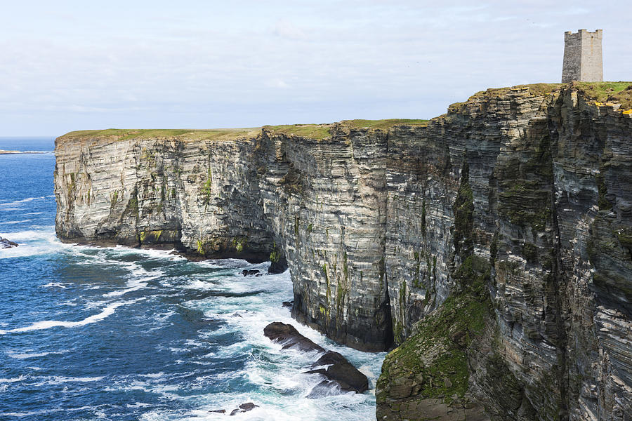 Sea Cliffs at Marwick Head, Orkney #2 Photograph by Theasis