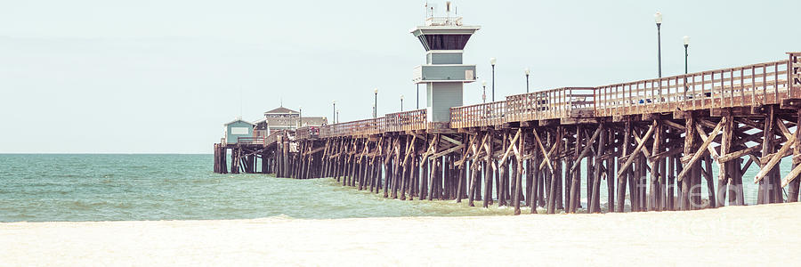 Seal Beach Pier California Panorama Photo #2 Photograph by Paul Velgos