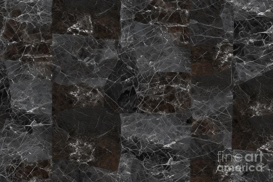 Dragon Painting - Seamless Luxurious Rough Raw Black Onyx Mineral Slab Background Texture Tileable Dragon Stone Or Obsidian Cave Wall Repeat Pattern Luxury Concept Wallpaper Backdrop High Resolution 3d Rendering #2 by N Akkash