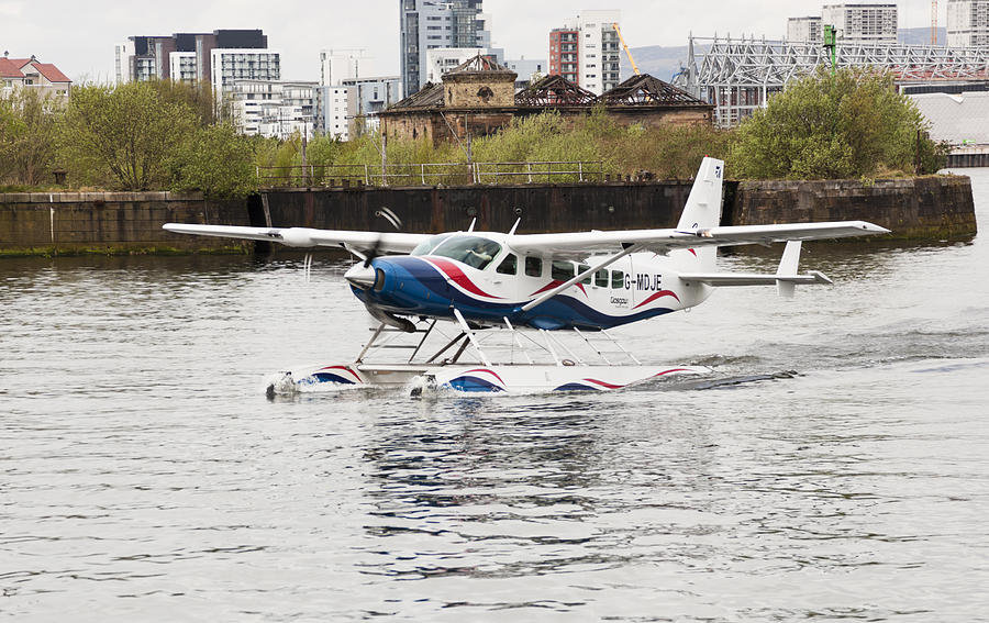 Seaplane On The River Clyde In Glasgow #2 Photograph by Theasis