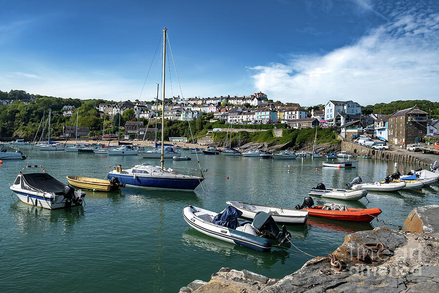 Seaside Town Of New Quay In Cardigan Bay At The Atlantic Coast Of Pembrokeshire In Wales, United Kin #2 Photograph by Andreas Berthold