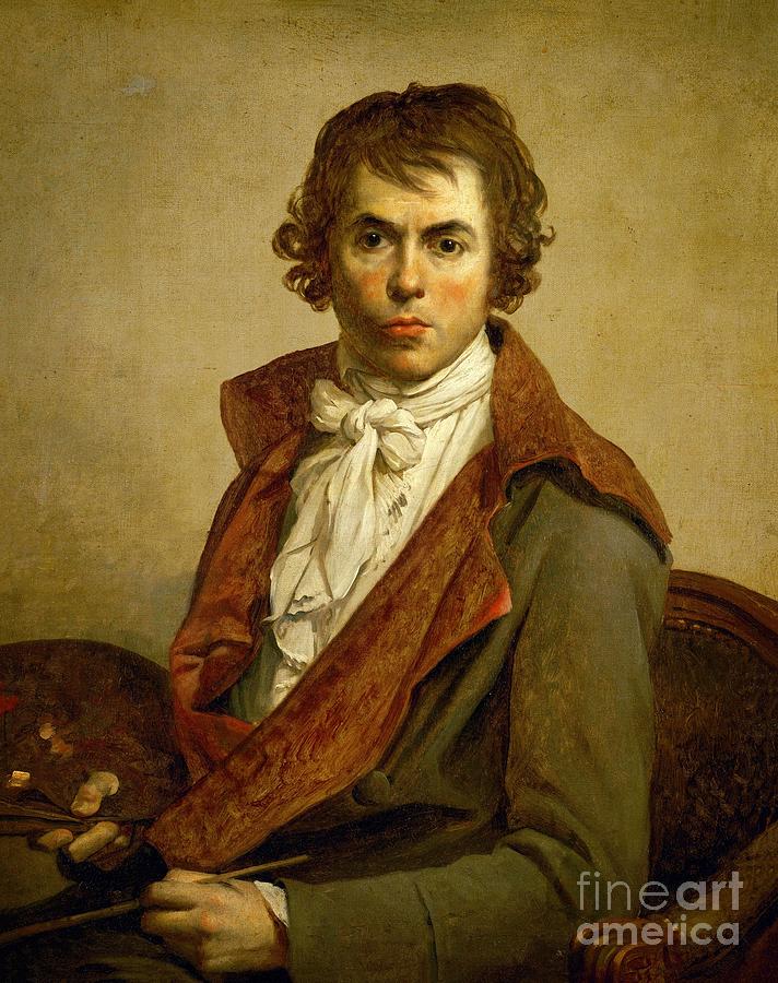 Self-portrait #2 Painting by Jacques-Louis David