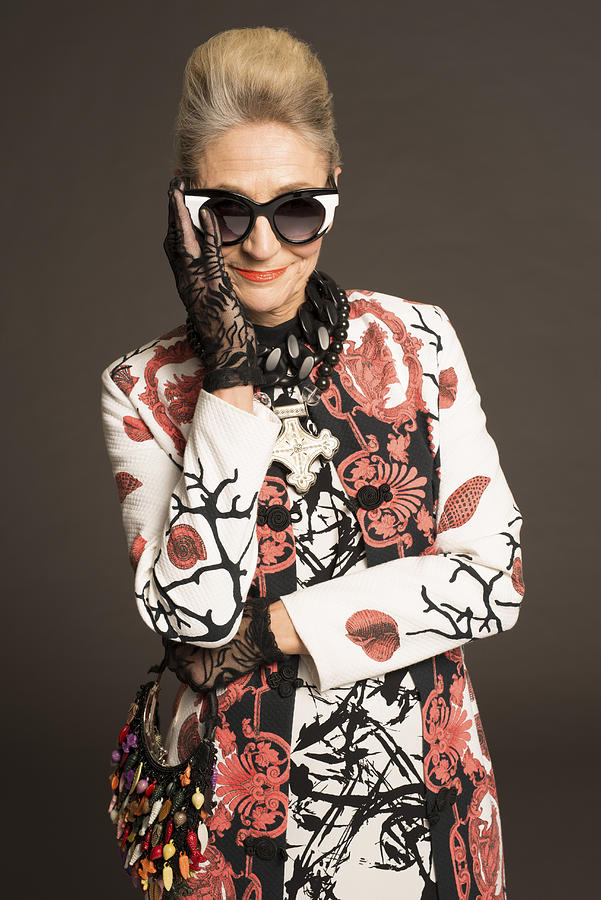 Senior woman with sunglasses and stylish clothes #2 Photograph by Compassionate Eye Foundation