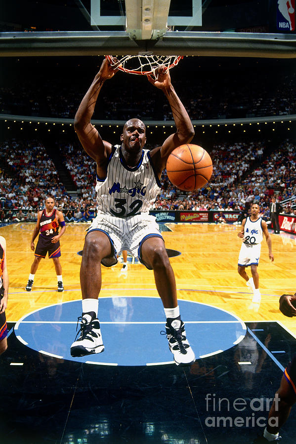 Shaquille O'Neal, Orlando Magic.  Shaquille o'neal, Basketball is life,  Nba players