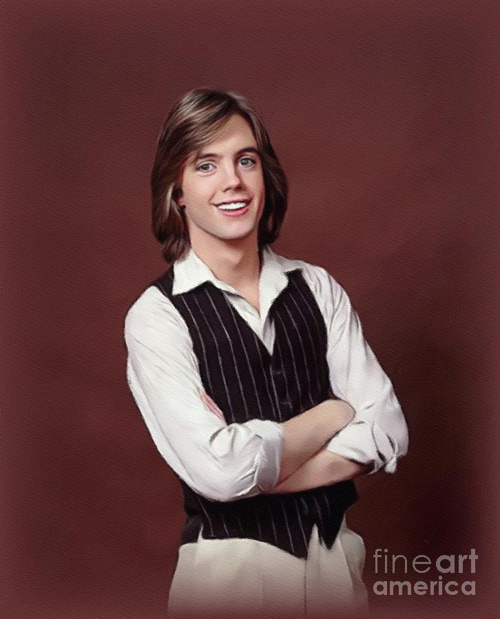 Shaun Cassidy Actor Singer Producer Painting By John Springfield Fine Art America