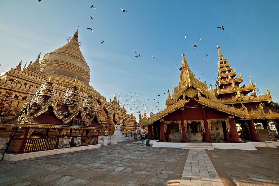 Shwezigon the Golden Stupa, Bagan, Myanmar #2 Photograph by Lie Yim