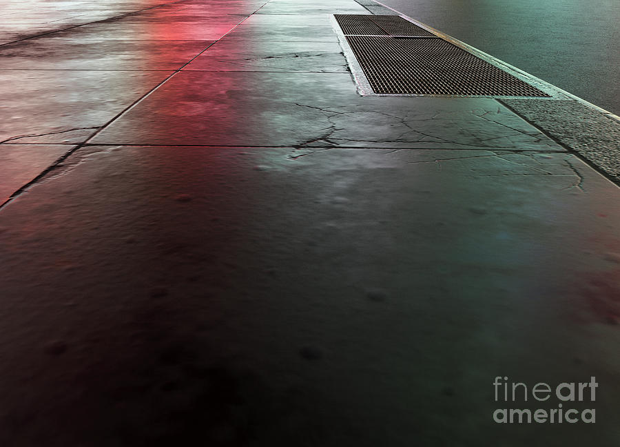 Sidewalk And Street Backdrop Digital Art by Allan Swart - Fine Art America