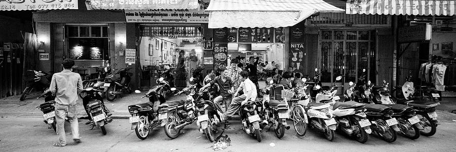 Siem Reap cambodia street motorbikes #2 Photograph by Sonny Ryse