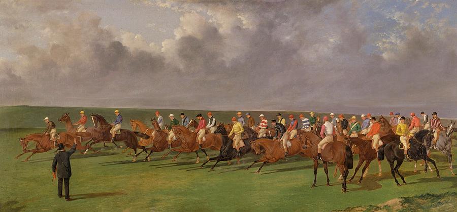 Horse Painting - Silks and Satins of the Turf #2 by Benjamin Herring