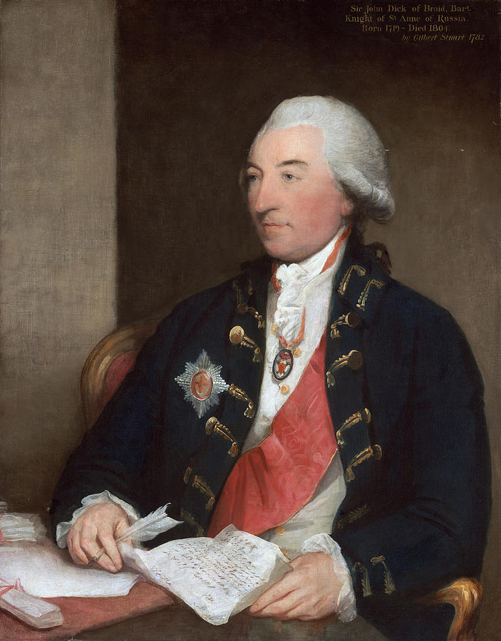 Sir John Dick #3 Painting by Gilbert Stuart