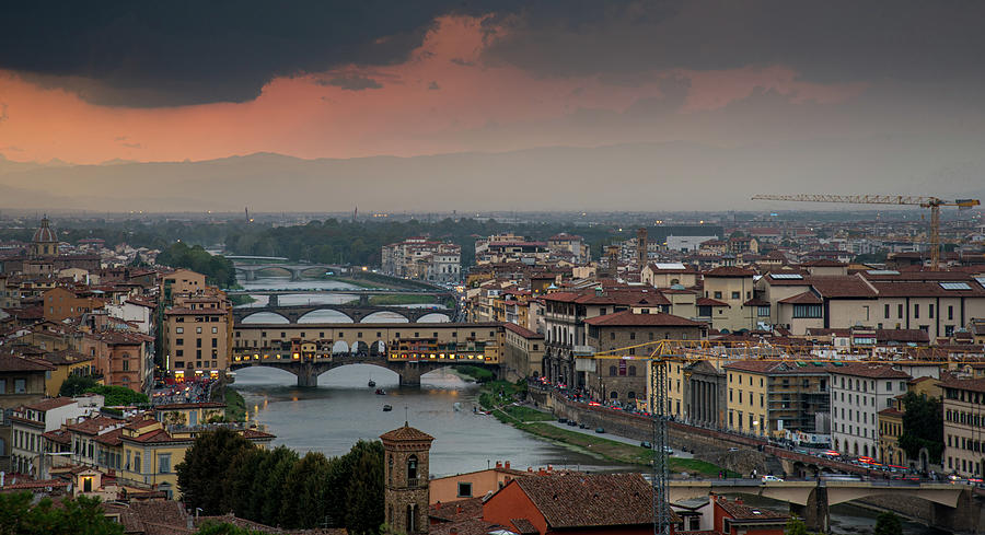 Skyline of Florence city in Italy #2 Photograph by Michalakis Ppalis