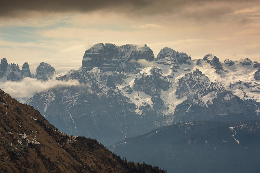 Snow-capped alps mountains in clouds #2 Photograph by Mikhail Kokhanchikov