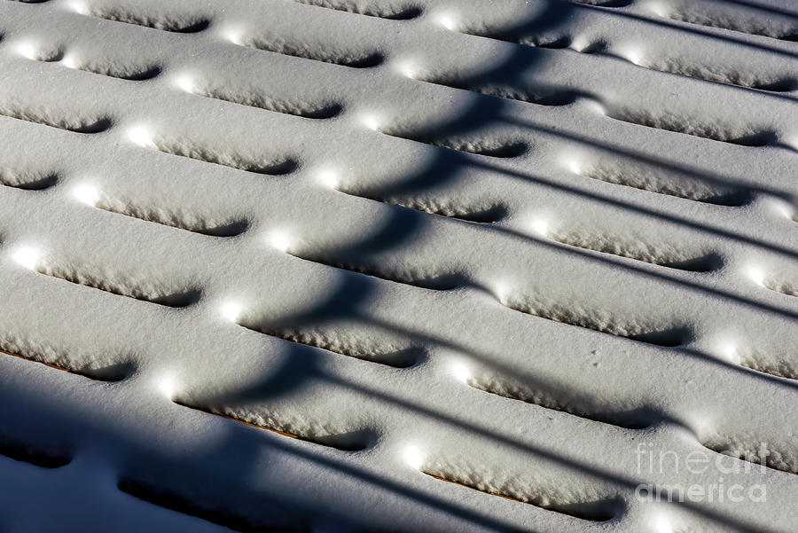 Snow Patterns #2 Photograph by Jon Burch Photography
