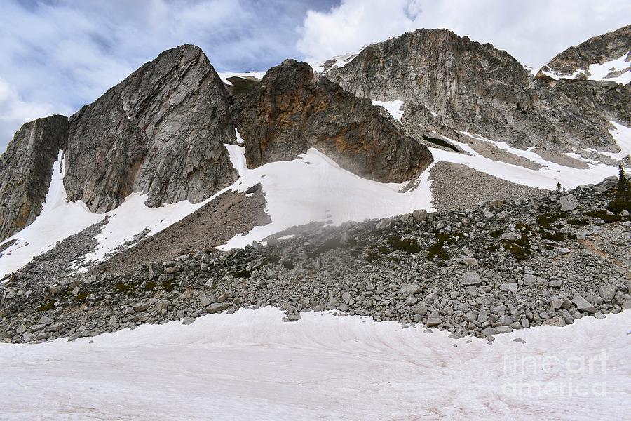 Snowy Mountain Scene in Summer #2 Photograph by Tonya Hance - Fine Art ...