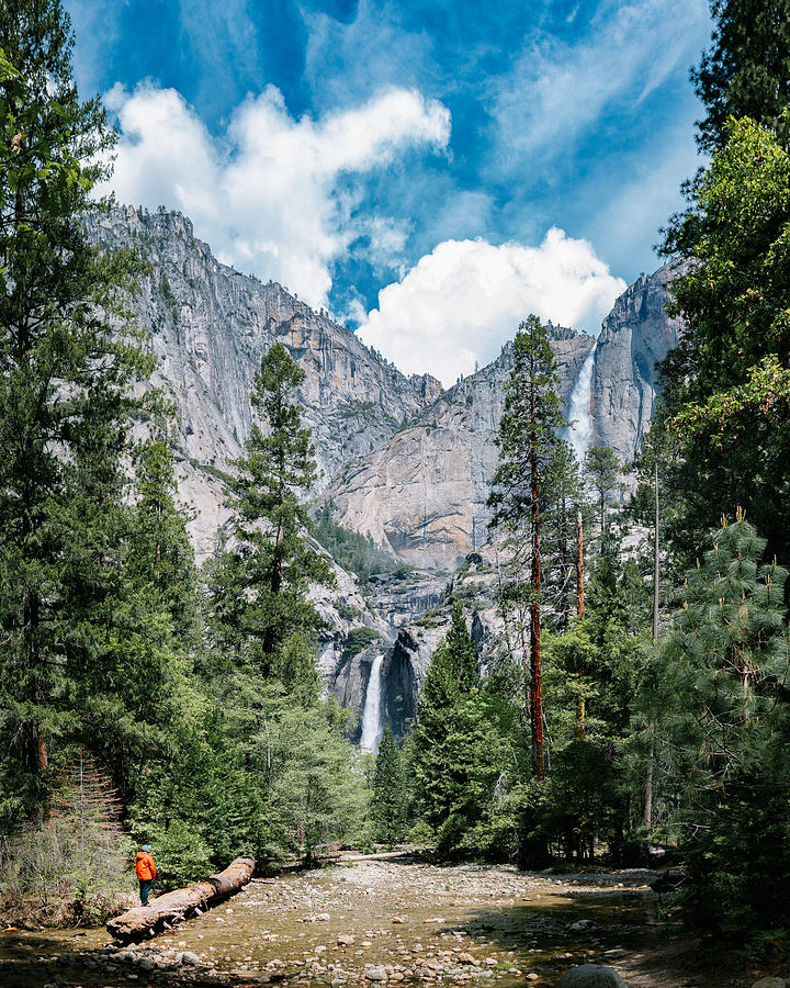 Solo Traveler at Yosemite National Park #2 Photograph by Ferrantraite