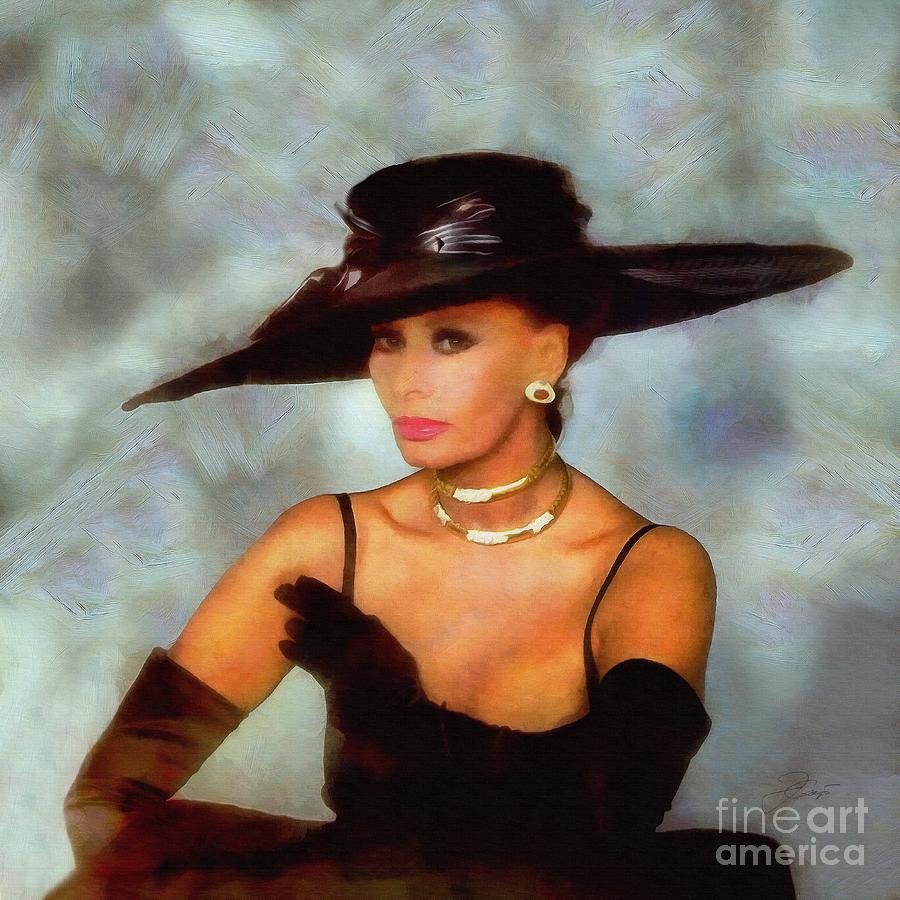 Sophia Loren #2 Digital Art by Jerzy Czyz