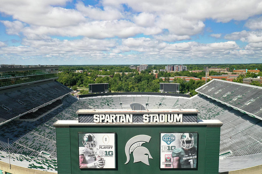 Spartan Stadium at Michigan State University in East Lansing Michigan #2 Photograph by Eldon McGraw