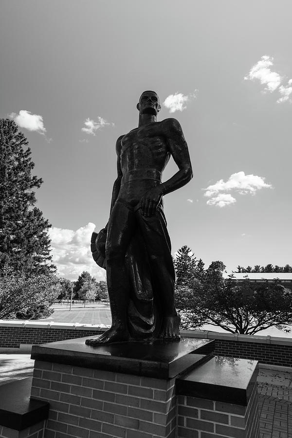 Spartan statue on the campus of Michigan State University in East Lansing Michigan #2 Photograph by Eldon McGraw