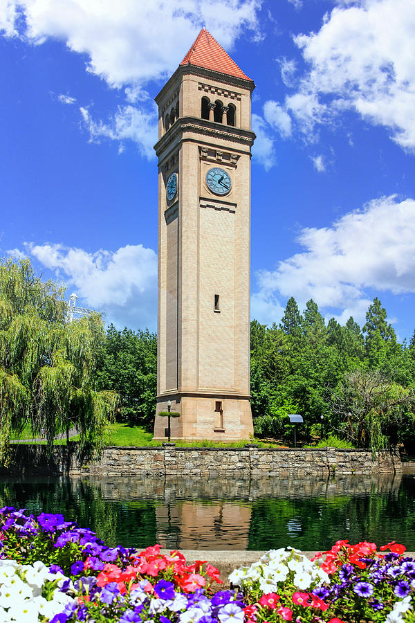 Spokane Clock Tower #2 Photograph by Chris Smith