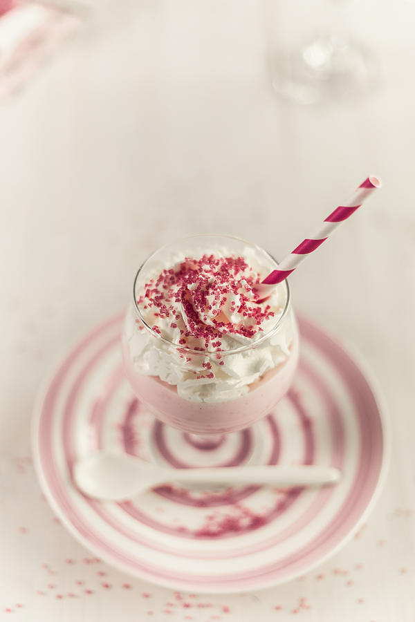 Sprinkles Berry Natural Ingredient Milkshake #2 Photograph by FEDelchot