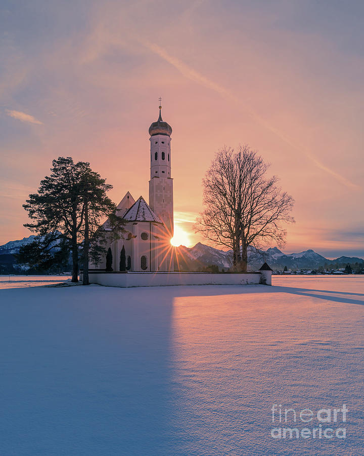 St. Coloman Church in Winter #2 Photograph by Henk Meijer Photography